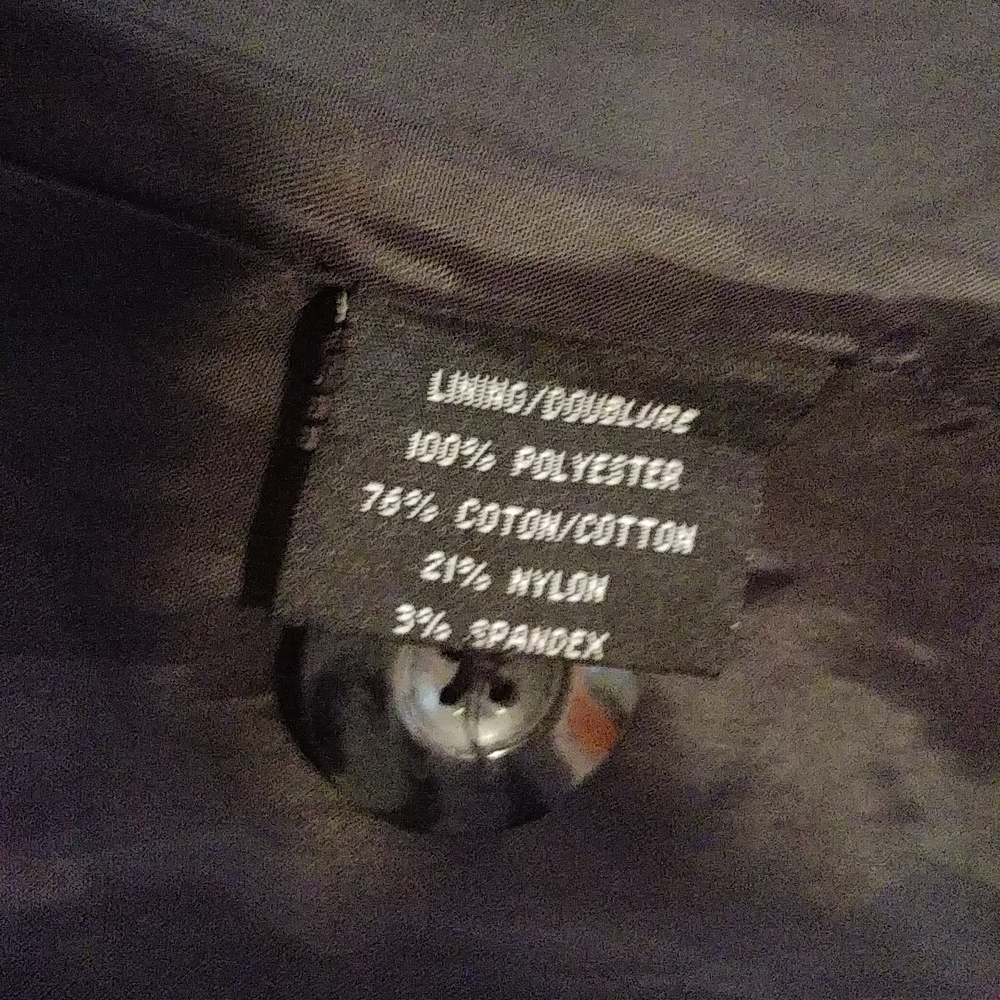 Size 3 Spring/Fall black coat - Picture 4 of 7
